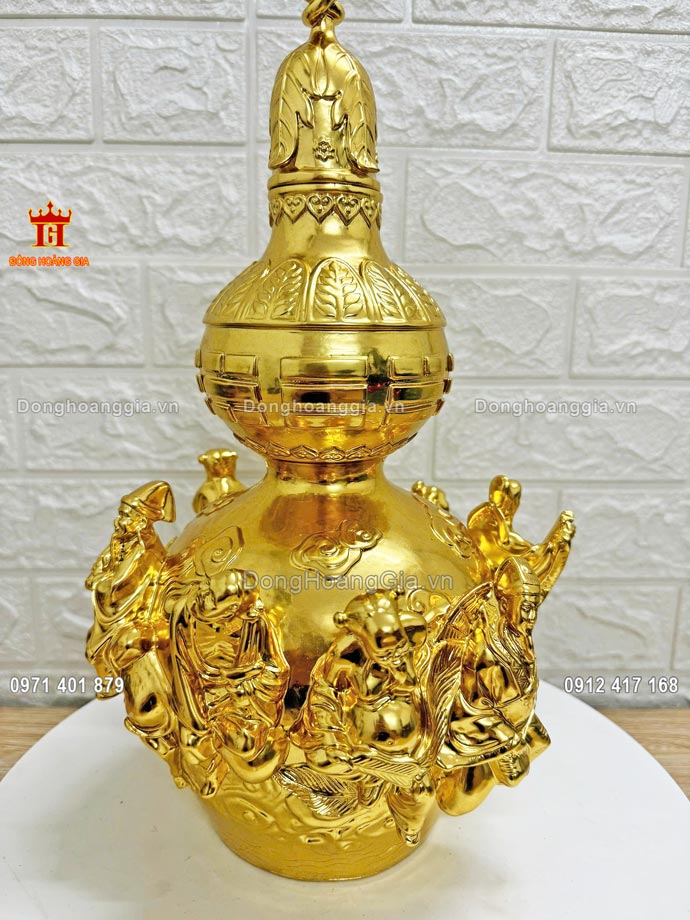 Hồ lô bát tiên có công dụng phong thuỷ hoá giải sát khí, mang lại bình an